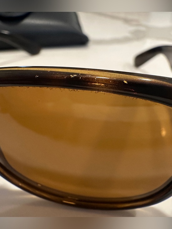 Ray-Ban Tortoise Frame Sunglasses with Brown Lenses